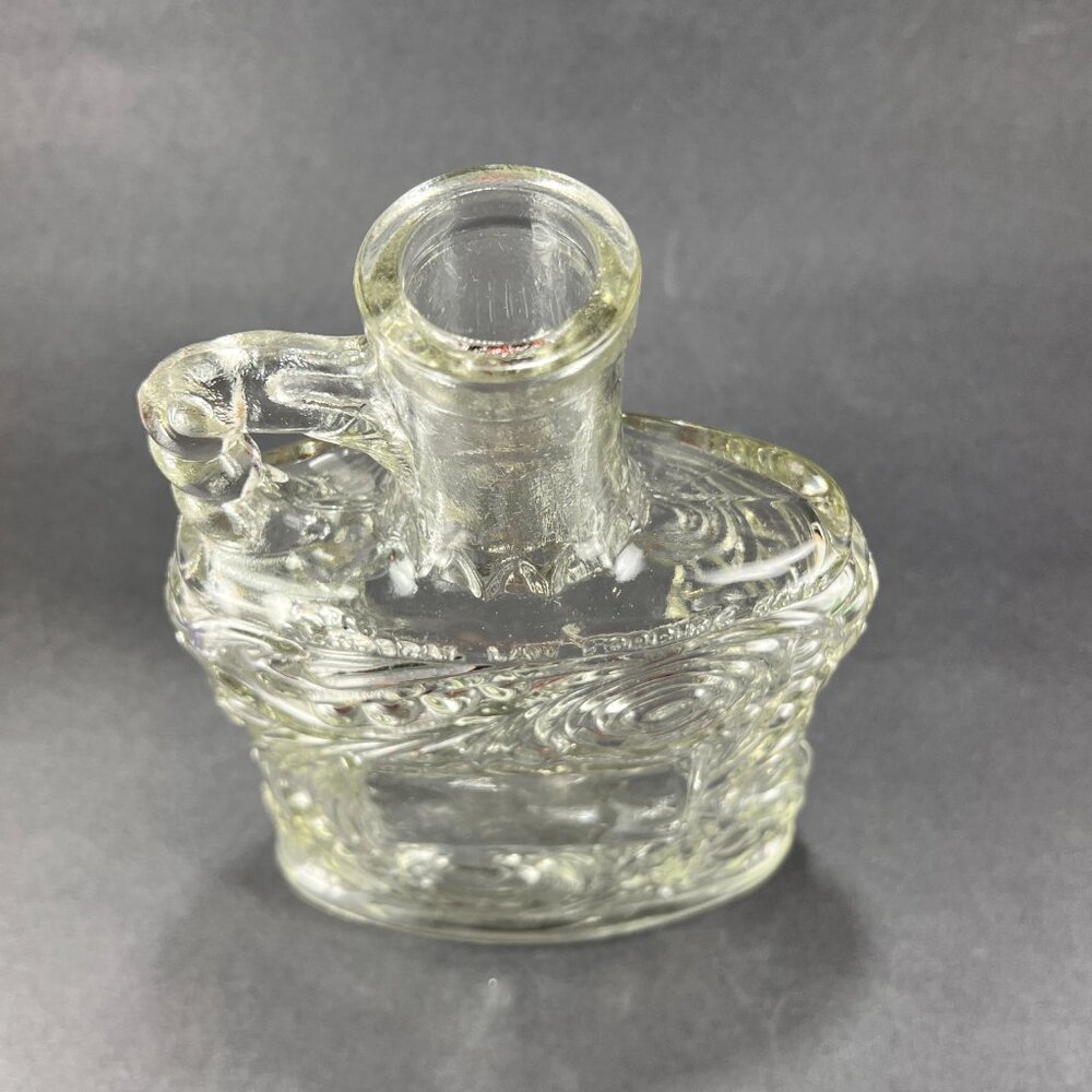 Vtg Old Forester KY Whiskey Bottle Decanter Kimble Glass Co Embossed Swirls 50s - Picture 6 of 16